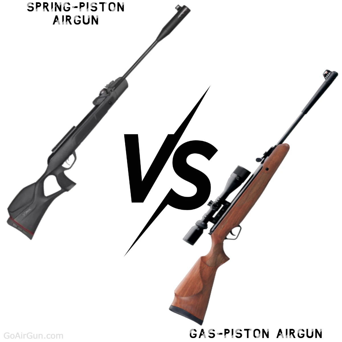 Differences Between Gas Piston and Spring Piston Airgun