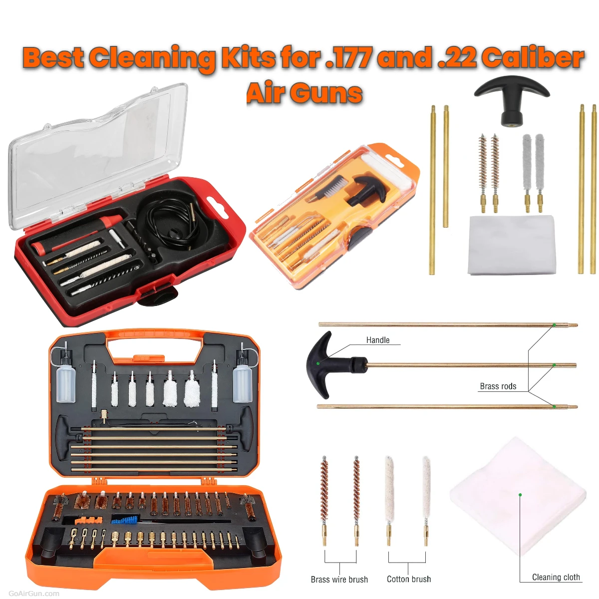 Cleaning Kits for .177 and .22 Caliber Air Guns